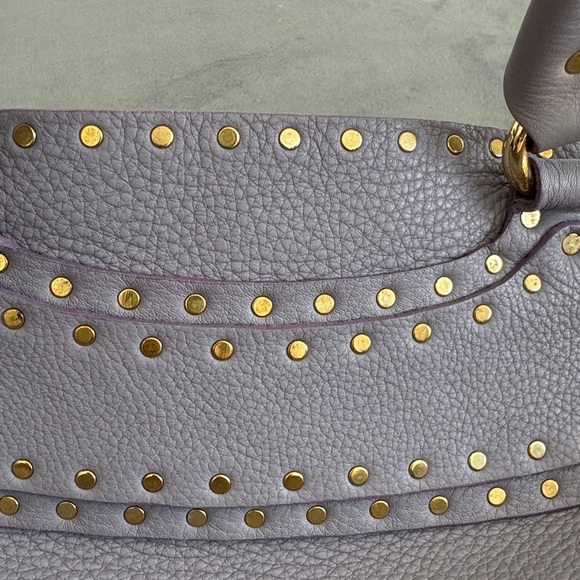 Celine Lavender Studded Handbag - Picture 6 of 9